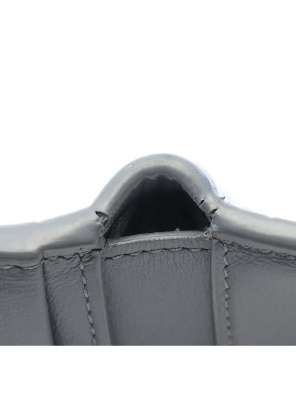 Bottega Veneta Bifold Wallet Maxi Intrecciato Gray Leather Cassette